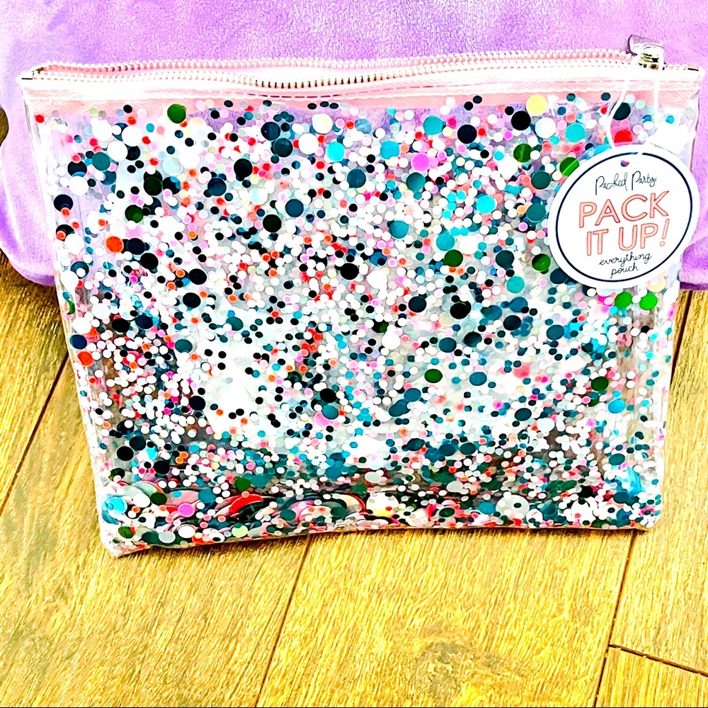 *NWT* Confetti Style Pouch/Make up Bag